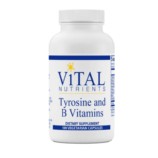 Tirozinas + b grupės vitaminai